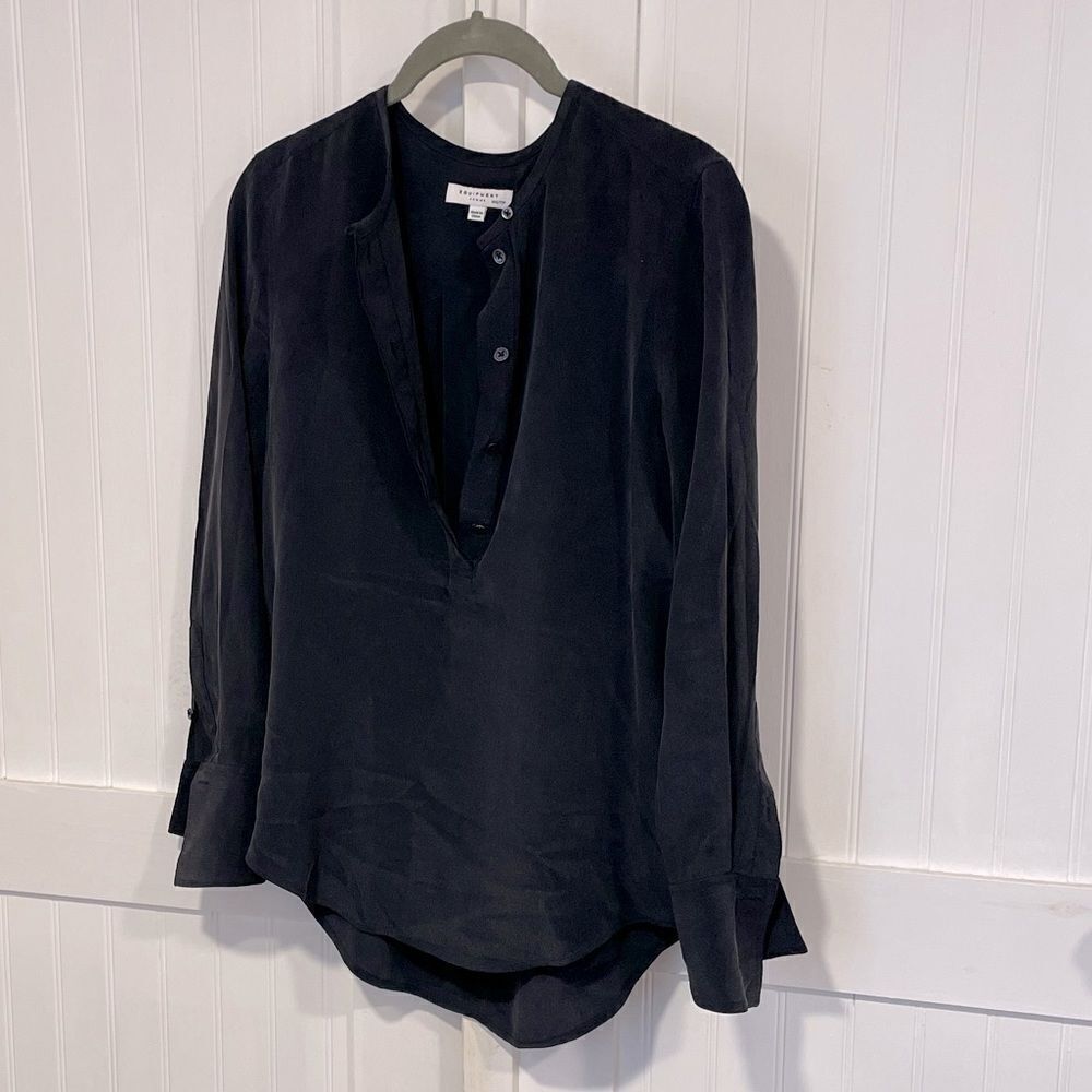 Equipment femme blue  shirt size XXS
